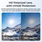 Polarized Bluetooth Smart Glasses w/ Built-in Mic, Open-Ear Audio, IP65 Waterproof & 5-Hour Battery, Great with iPhone, Samsung, Smart Phones